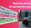 Naklejka instagram od Stickerly.pl - Wyraź Swój Styl na Drodze (1)
